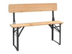 vidaXL 3-Tlg Biertisch-Set Klappbar Massivholz Tanne 363112* Online