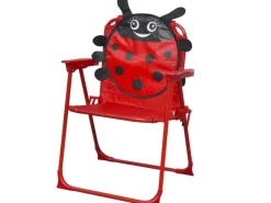 vidaXL 3-tlg Garten-Bistro-Set für Kinder mit Sonnenschirm Rot* Best