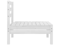 Lounge-Gartenmöbel|vidaXL 5-tlg Garten-Lounge-Set Weiß Kiefer Massivholz Modell 19