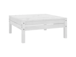 Lounge-Gartenmöbel|vidaXL 5-tlg Garten-Lounge-Set Weiß Kiefer Massivholz Modell 19