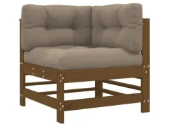 Lounge-Gartenmöbel|vidaXL 7-tlg Garten-Lounge-Set mit Kissen Honigbraun Kiefernholz Modell 28