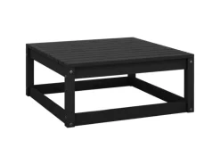 Lounge-Gartenmöbel|Gartenmöbel-Sets|vidaXL 10-tlg Garten-Lounge-Set Schwarz Massivholz Kiefer Modell 5