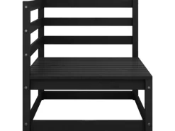 Lounge-Gartenmöbel|Gartenmöbel-Sets|vidaXL 10-tlg Garten-Lounge-Set Schwarz Massivholz Kiefer Modell 5