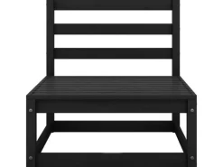 Lounge-Gartenmöbel|Gartenmöbel-Sets|vidaXL 10-tlg Garten-Lounge-Set Schwarz Massivholz Kiefer Modell 5