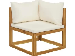 vidaXL 5-tlg Garten-Lounge-Set mit Kissen Massivholz Akazie Modell 15* Discount