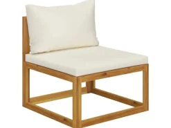 vidaXL 5-tlg Garten-Lounge-Set mit Kissen Massivholz Akazie Modell 15* Discount