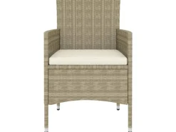 vidaXL 5-tlg Garten-Lounge-Set Poly Rattan Beige* Discount