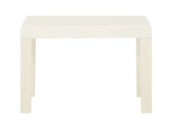 vidaXL 3-tlg Garten-Lounge-Set mit Auflagen Kunststoff Weiß*