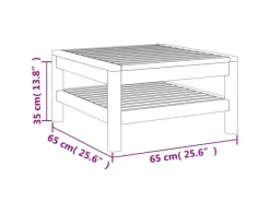 Lounge-Gartenmöbel|vidaXL 5-Tlg Garten-Lounge-Set mit Auflage Massivholz Akazie 3086919