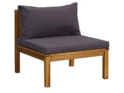 Lounge-Gartenmöbel|vidaXL 5-Tlg Garten-Lounge-Set mit Auflage Massivholz Akazie 3086919