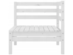 vidaXL 6-tlg Garten-Lounge-Set Weiß Massivholz Kiefer Modell 2* Sale