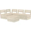 vidaXL 5-Tlg Garten-Paletten-Lounge-Set Imprägniertes Fichtenholz 3063716* Best