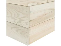 vidaXL 5-Tlg Garten-Paletten-Lounge-Set Imprägniertes Fichtenholz 3063716* Best