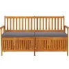 vidaXL Truhenbank mit Kissen 148 cm Massivholz Akazie* Outlet