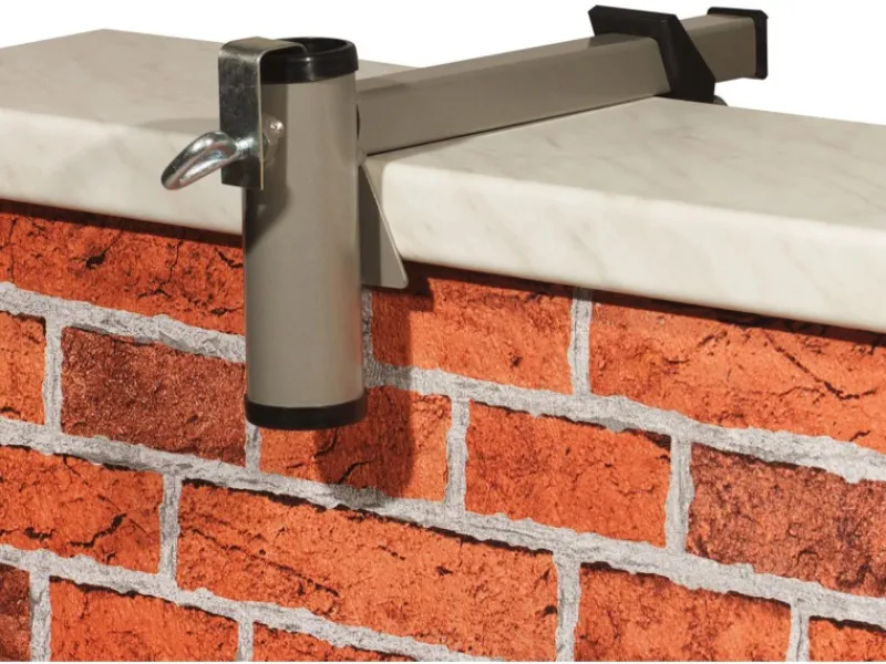 Sonnenschirmhalter Typ M für Mauerbrüstung Ø 25 mm*Videx Garden Outlet