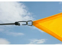 Floracord Sonnensegel|Vierecksonnensegel mit Regenschutz 300 cm x 400 cm Sonnengelb