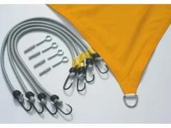 Floracord Sonnensegel|Vierecksonnensegel mit Regenschutz 300 cm x 400 cm Sonnengelb