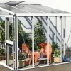 Pavillon-Nachrüstsatz Gewächshaus Helena 7000 Weiß*Vitavia Discount