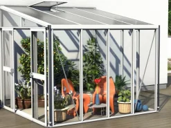 Pavillon-Nachrüstsatz Gewächshaus Helena 7000 Weiß*Vitavia Discount