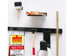 Wagner Gerätehalter 5-teilig Clips & Schiene Ausziehbar 60-110 mm x 55 cm*Wagner design yourself