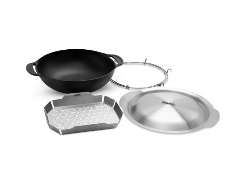 Crafted Wok 5,7 l Schwarz*Weber Sale