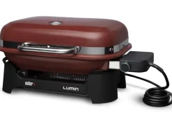 Elektrogrill Lumin Compact Crimson Red - Modern und Praktisch*Weber Hot