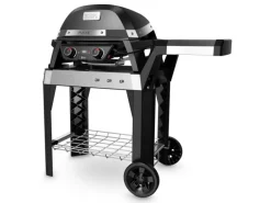 Elektrogrill Pulse 2000 mit Rollwagen 49 cm x 39 cm 2.200 W Schwarz*Weber