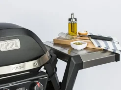 Elektrogrill Pulse 2000 mit Rollwagen 49 cm x 39 cm 2.200 W Schwarz*Weber