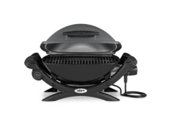 Weber Tischgrills|Elektrogrills|Elektro-Tischgrill Q 1400 Dark Grey mit 2.200 W