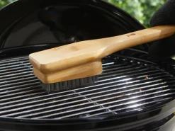 Grillbürste mit Bambusholz-Griff 30 cm ohne Kratzer*Weber New