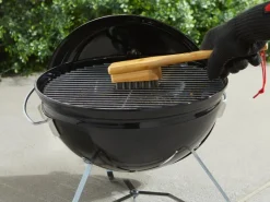 Grillbürste mit Bambusholz-Griff 30 cm ohne Kratzer*Weber New