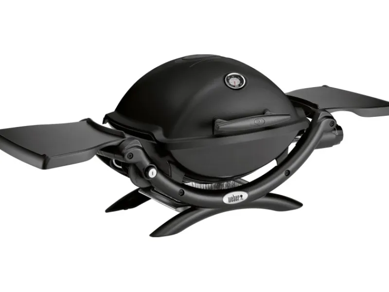 Tisch-Gasgrill Q 1200 mit 1 Brenner & Deckelthermometer Schwarz*Weber Best