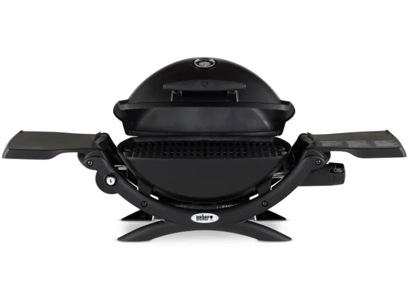 Tisch-Gasgrill Q 1200 mit 1 Brenner & Deckelthermometer Schwarz*Weber Best