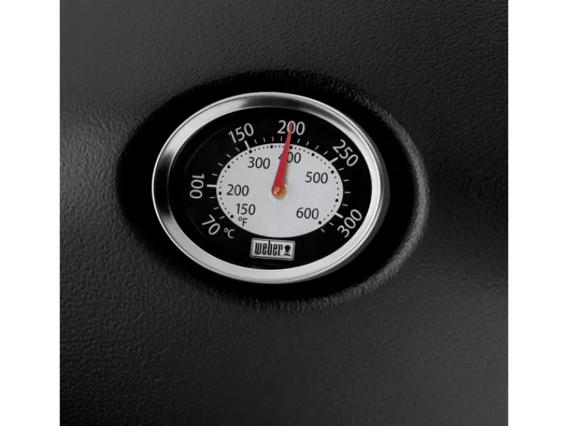 Tisch-Gasgrill Q 1200 mit 1 Brenner & Deckelthermometer Schwarz*Weber Best