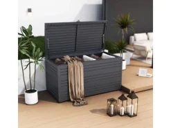 Weide Universalboxen|Aluminium Gartenbox - Geräumige 1050L Aufbewahrungslösung - 160 x 86 x 79 cm