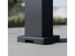 Classic Alu-Stahl Pavillon 3 x 3,6 M Anthrazit Pergola Freistehend*Weide Best