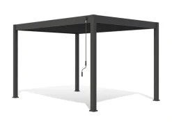 Weide Pavillons|Deluxe Aluminium Pavillon 3 x 4 M Anthrazit Pergola Freistehend