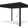 Deluxe Aluminium Pavillon 3,6 x 4 M Anthrazit Pergola Freistehend*Weide New