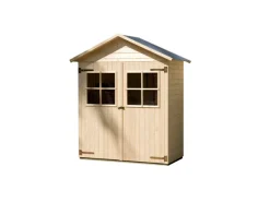 Weka Gartenschränke|Balkon und Terrassenschrank mit Satteldach Gr. 2, 163 cm x 87 cm