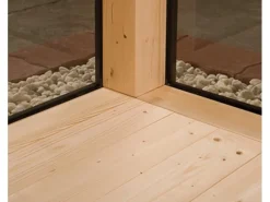 Weka Gartenlauben|Designhaus Cubilis 2.0 Natur BxT: 380 cm x 480 cm