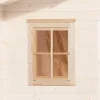 Einzelfenster für Wandstärke 21/ 28 mm Natur BxH: 69 cm x 79 cm*Weka Sale