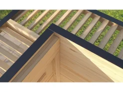 Gartenhaus Amberley Doppeltür 400 cm x 400 cm*Weka Best