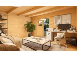 Gartenhaus Amberley Doppeltür 400 cm x 400 cm*Weka Best