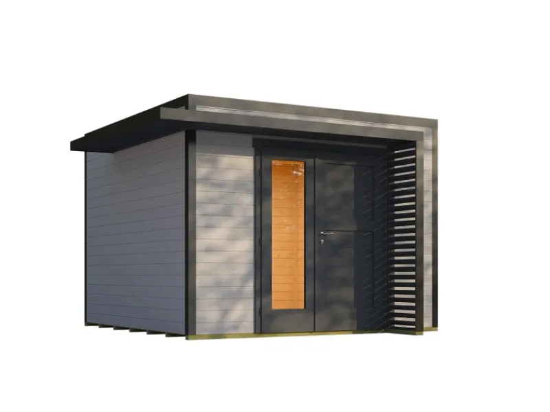 Kinder Weka Kinder-Gartengeräte|Gartenhaus Amberley 1,5-Fache Tür 300 cm x 300 cm