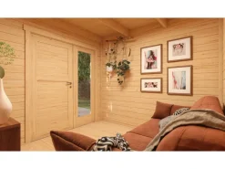 Kinder Weka Kinder-Gartengeräte|Laubbläser|Gartenhaus Amberley 1,5-Fache Tür /Anthrazit 250 cm x 250 cm