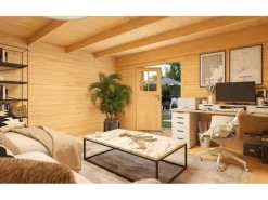 Gartenhaus Amberley Tür 2 Fenster 400 cm x 400 cm*Weka Sale