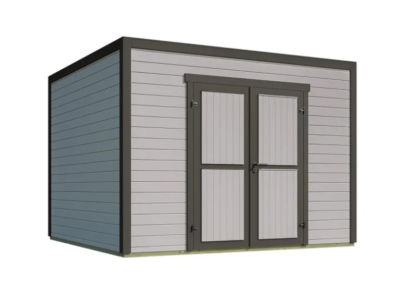 Gartenhaus Batu 3 Flachdach Vollholztür 300 cm x 300 cm*Weka Online