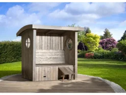 Weka Gartenlauben|Gartenlaube Merano gebürstet