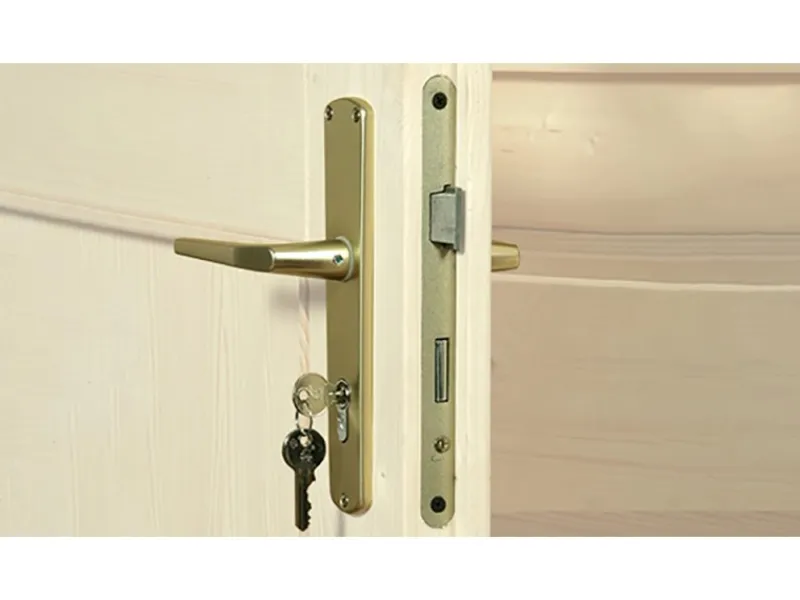 Kinder Weka Kinder-Gartengeräte|Laubbläser|Holz-Gartenhaus Flachdach Lasiert 305 cm x 316 cm