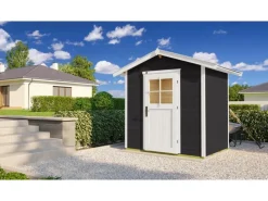 Holz-Gartenhaus Gartenhaus 223 Satteldach Lasiert 178 cm*Weka